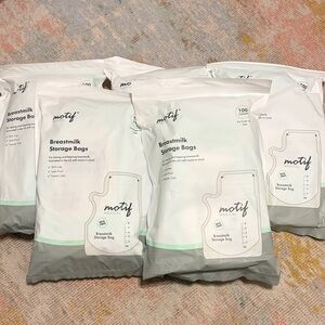 Motif Breastmilk Storage Bags - 5, 100 count bags